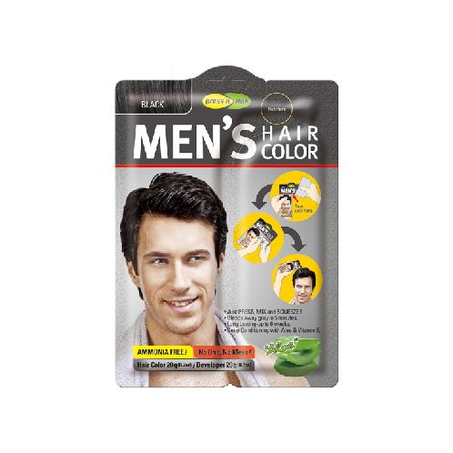 PRESS'nMIX Men's Hair Color - BLACK | black, hair color, Skincare, Moisturizing, Pack, essence, serum, cream, Hair care, Colouring, dye