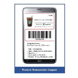 Enable Corp Mobile Coupon Service Platform Making coupon image with barcode (made in Korea)
