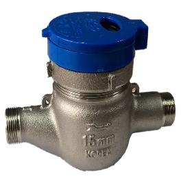 Water meter for measuring the quantity or rate of water flowing through a pipe( Silver)