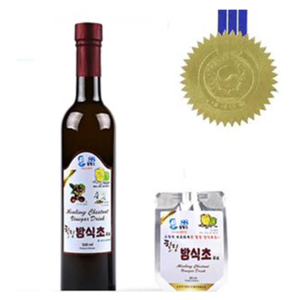 Korea Healthy Beverage Bottle Type Naturally Fermented Healing Chestnut Vinegar (500ml)