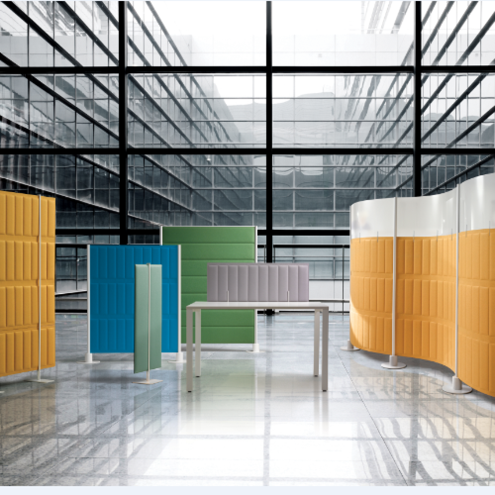 UNIQX Round type sound eating partition SC-1013G