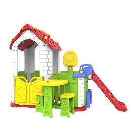 BIG HAPPY PLAYHOUSE WITH 3 PLAY ACTIVITIES