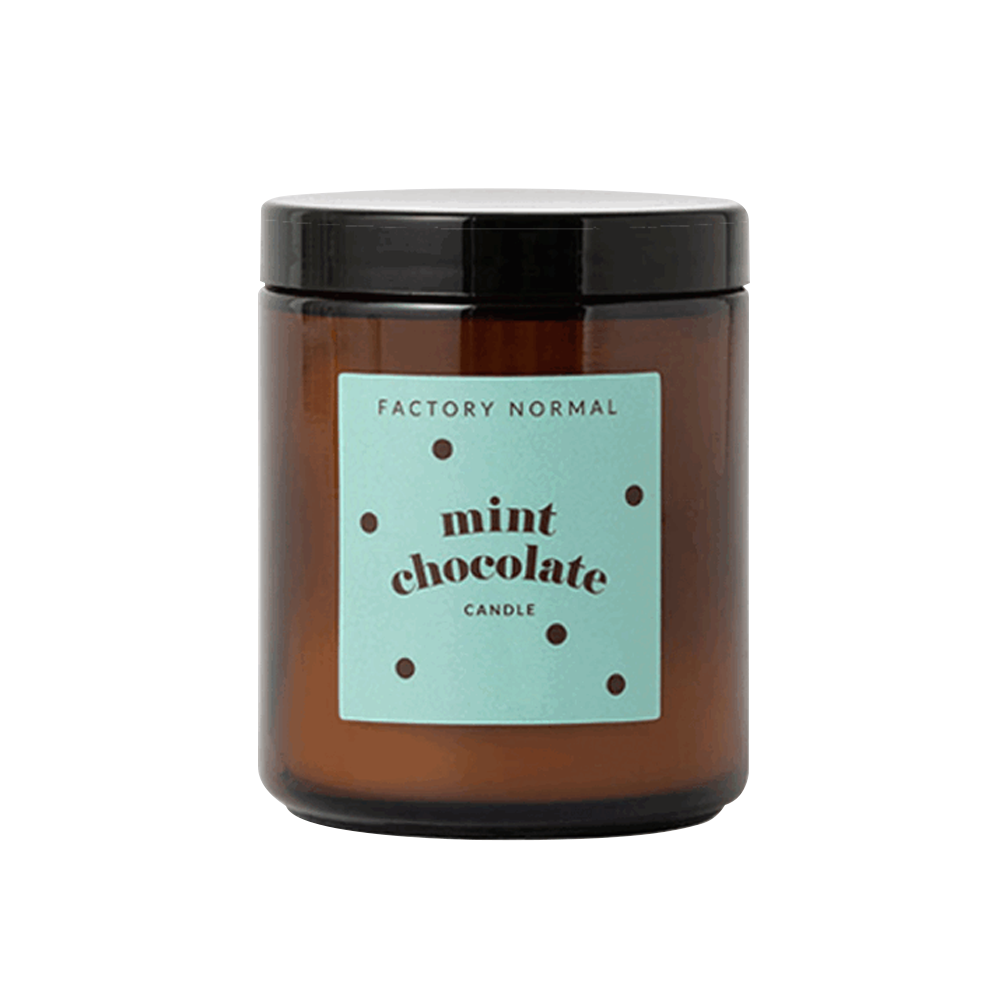 Amber Jar MInt Chocolate Candle (2 size)