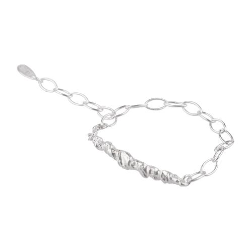 Coral bracelet_ B6 [Coral life] | SILVER,SILVER JEWELRY,chain bracelet, silver bracelet, silver chain bracelet, bold bracelet